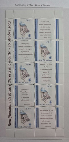 2003 vaticano foglietto - vaticano,
