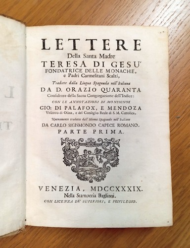 Lettere della santa madre - della,
