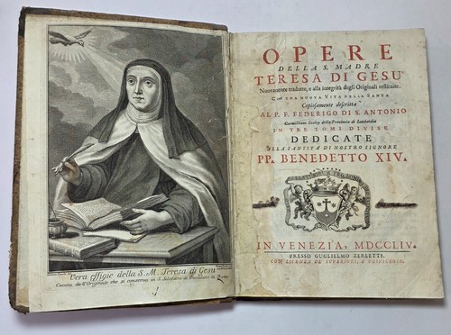 Libro antico 1754 opere - antico,