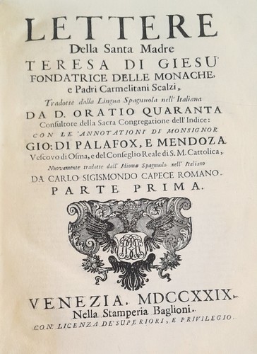 Lettere della santa madre - lettere,